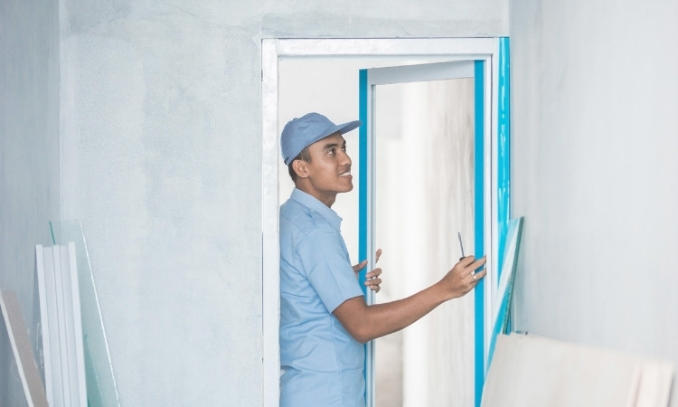 Installing Aluminium Door Frame