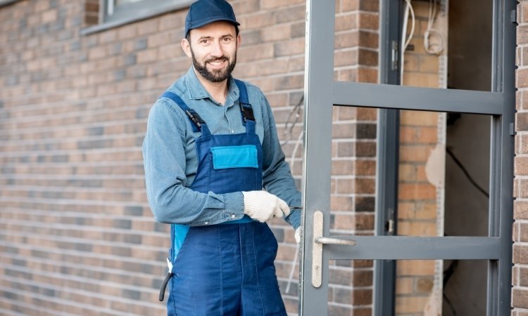 how to Install Aluminium Door Frame