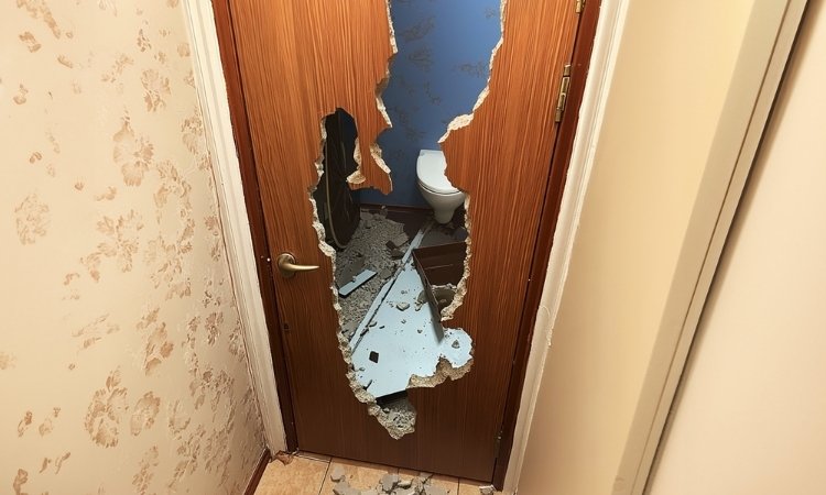 Repairing a Damaged Wooden Toilet Door in Singapore